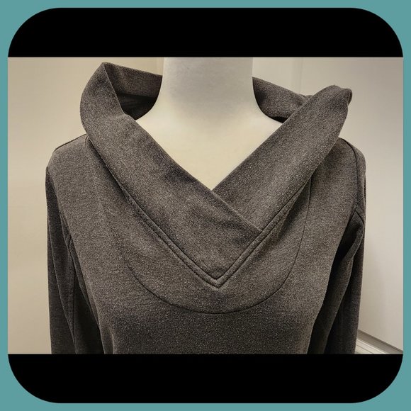 LOLE || Hooded Tunic Length Sweatshirt (SIZE M) - Picture 5 of 9